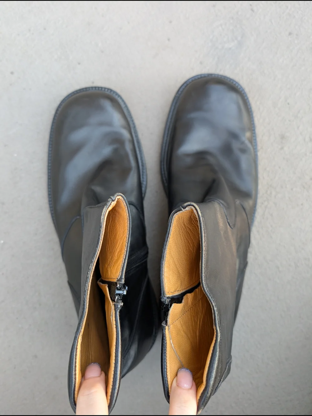 To Boot Black Leather Chukka Boots